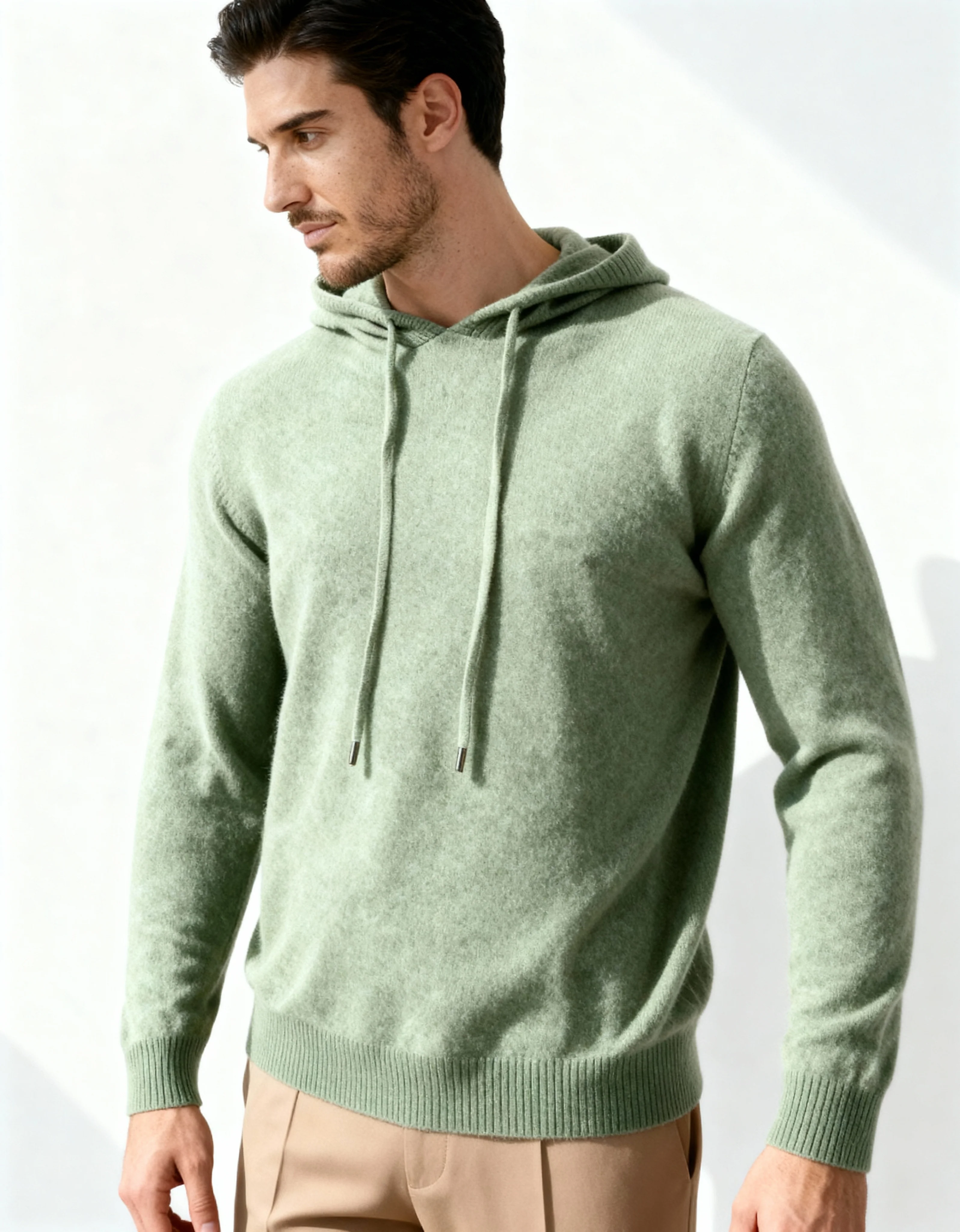 100% Cashmere Hoodie - Image 13