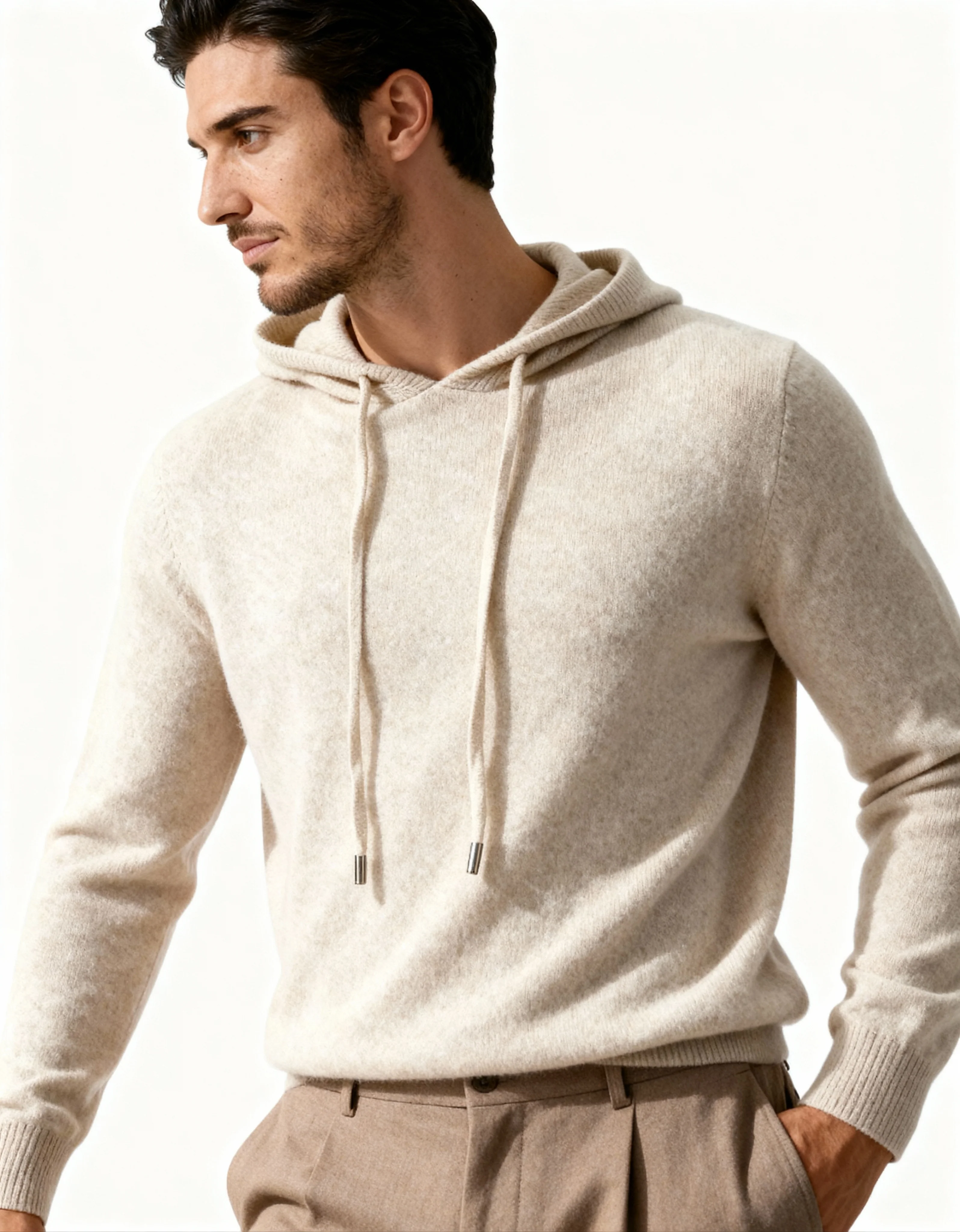 100% Cashmere Hoodie - Image 7