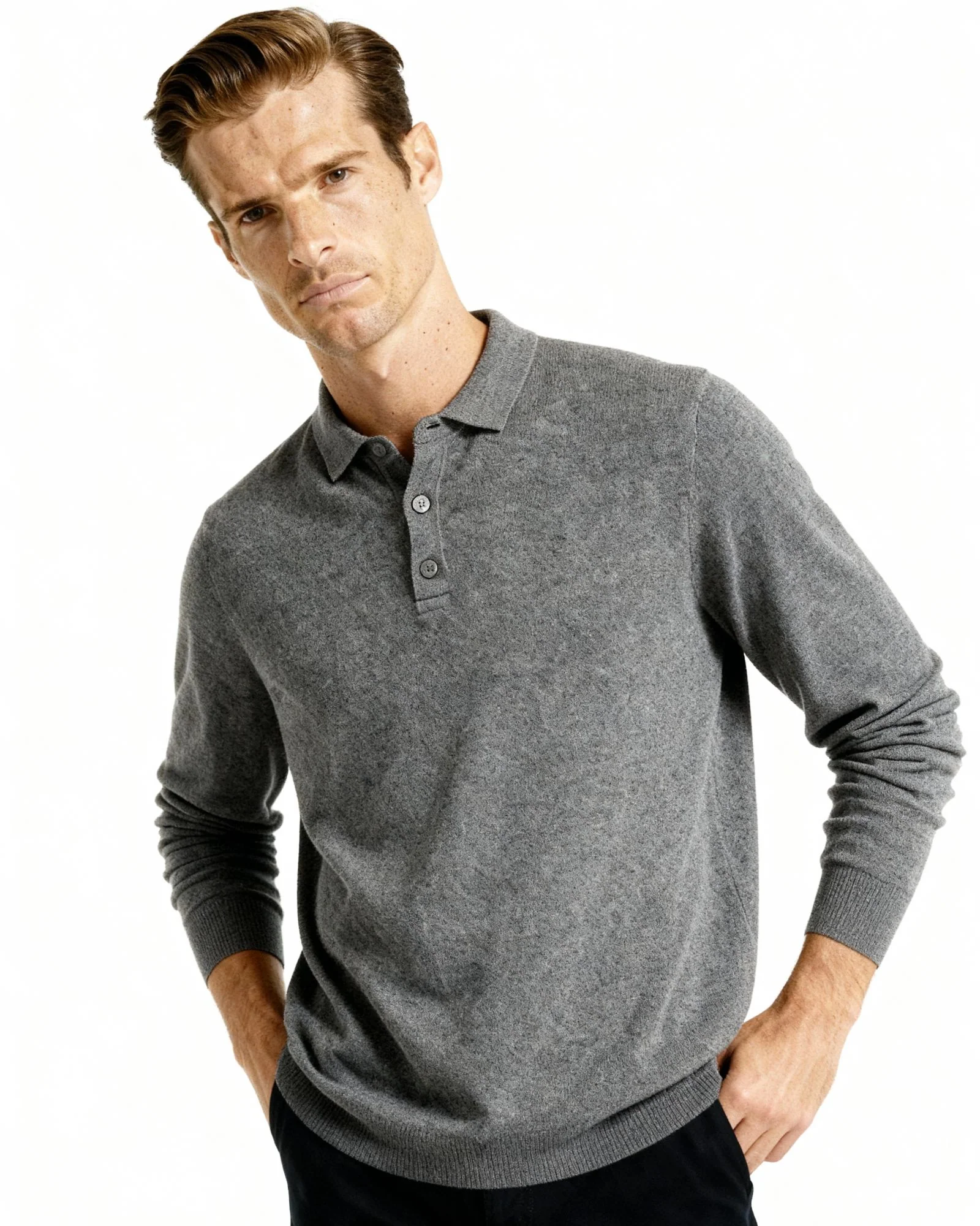 100% Cashmere Polo - Image 15