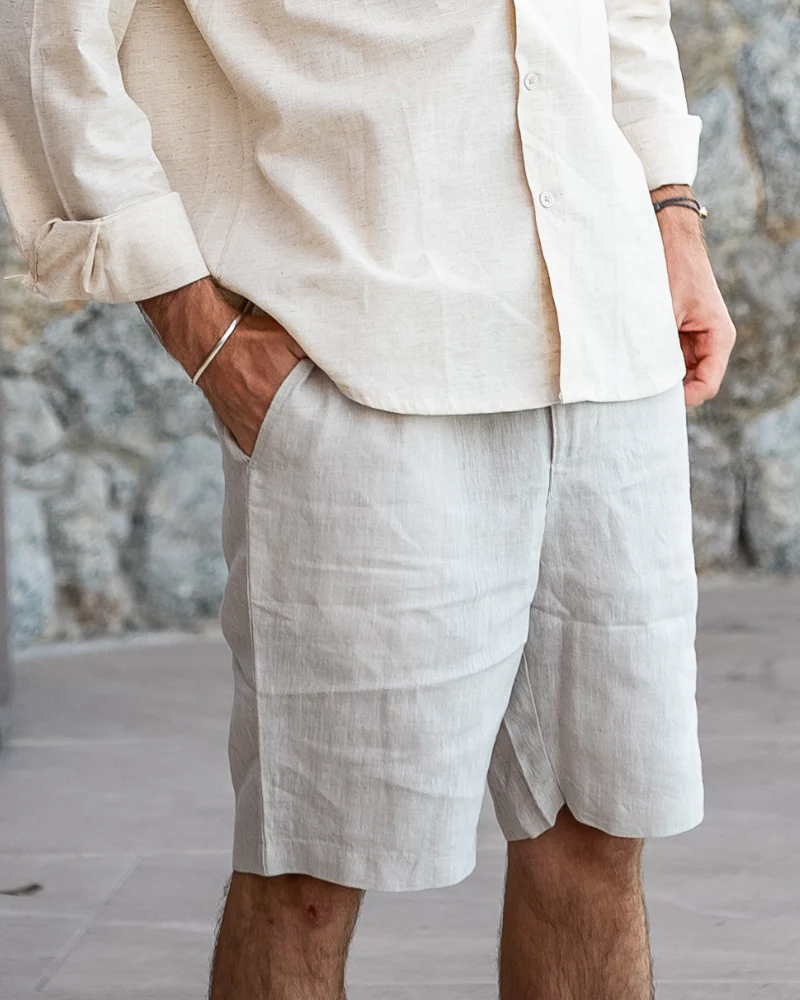 Casablanca - Premium Linen Shorts - Image 4