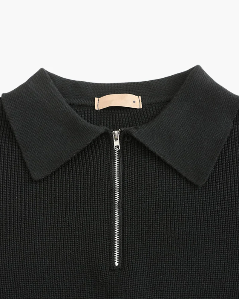Cesare Half Zip Sweater - Image 3