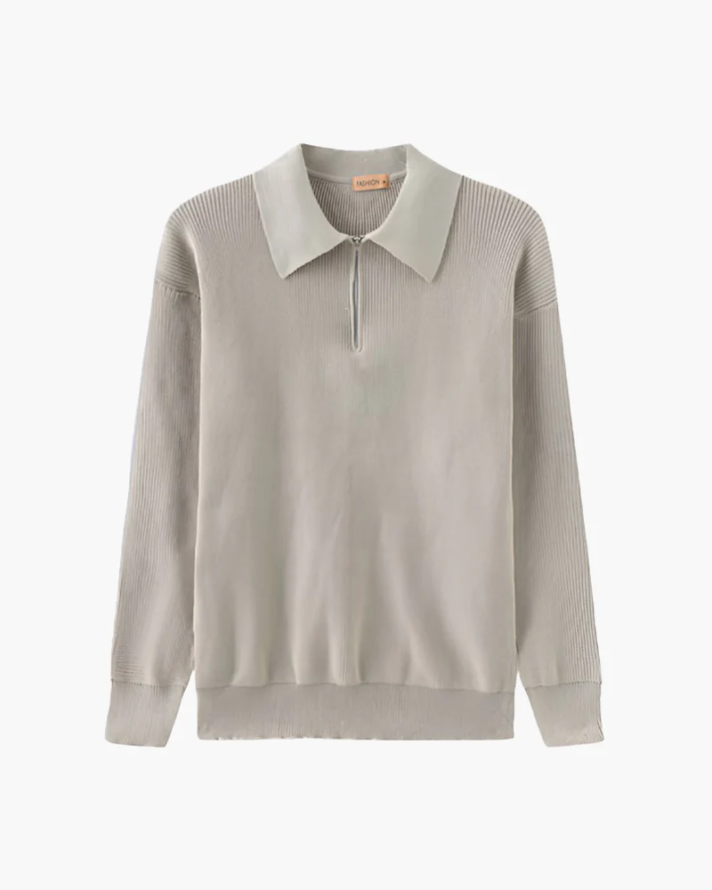 Cesare Half Zip Sweater - Image 7
