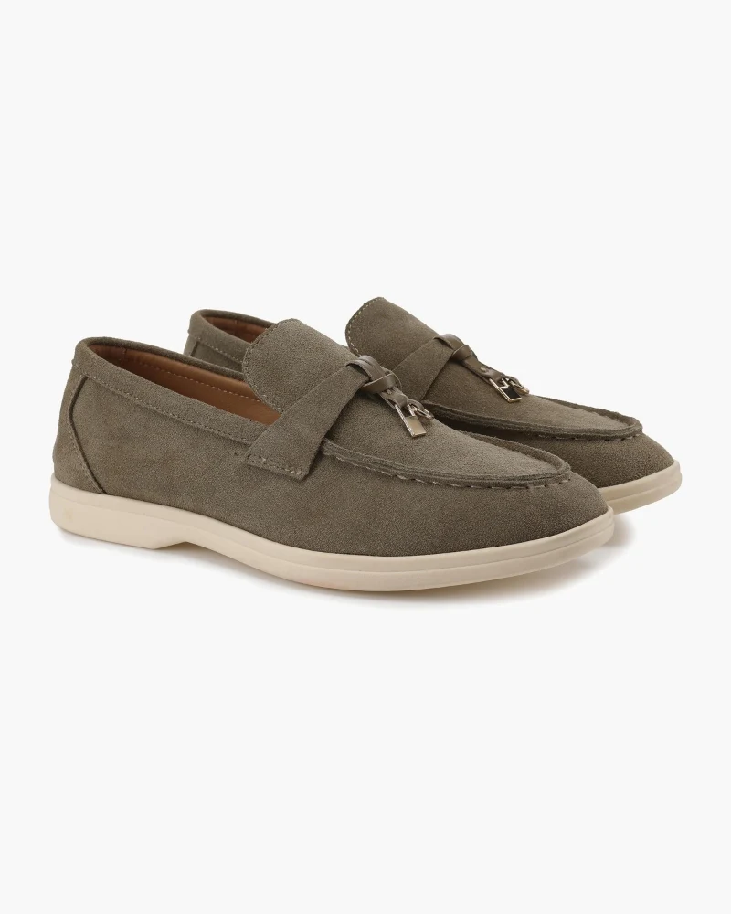 Old Money Suede Lady Loafers - Image 11