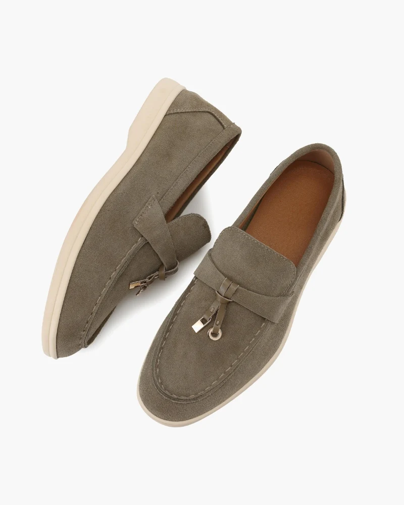 Old Money Suede Lady Loafers - Image 13