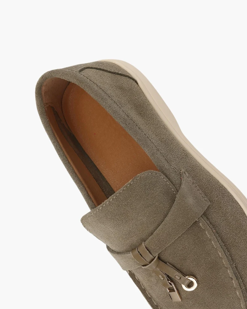 Old Money Suede Lady Loafers - Image 14