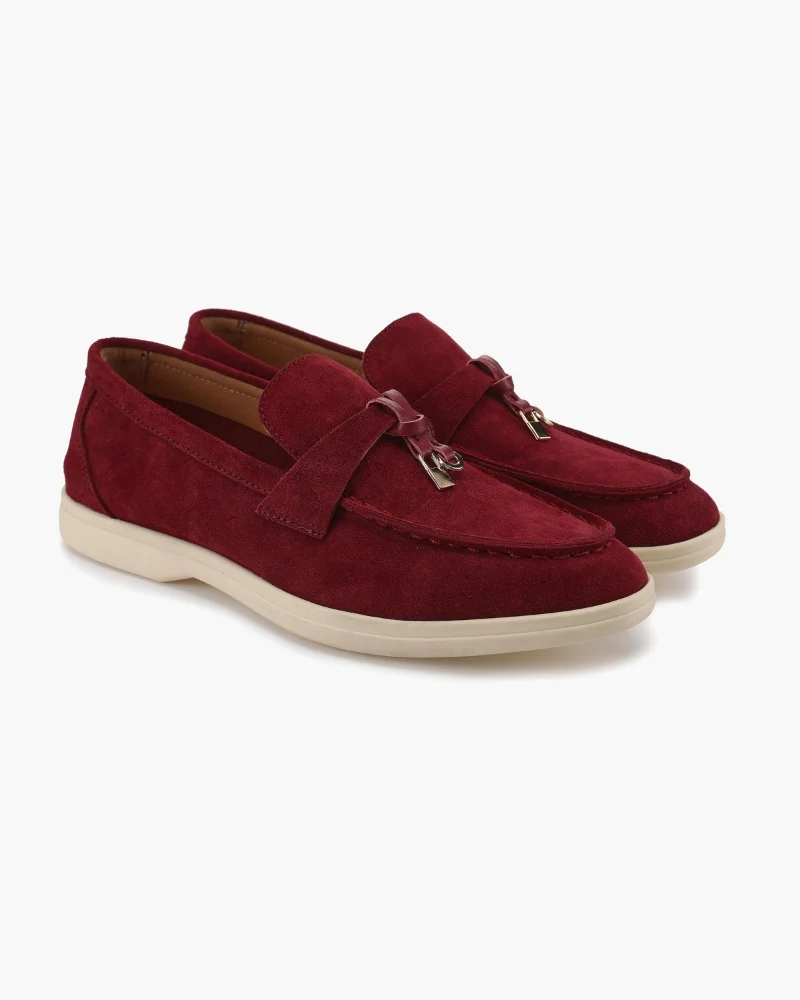 Old Money Suede Lady Loafers - Image 15