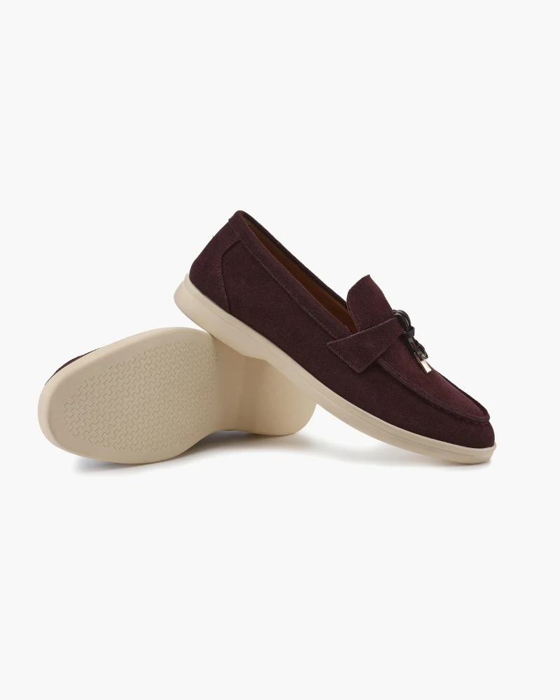 Old Money Suede Lady Loafers - Image 19