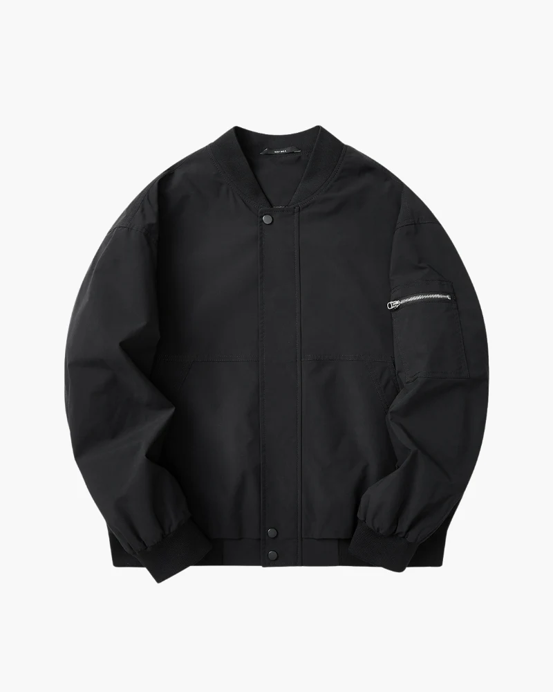 Minimalist Bomber Jacket - Image 6