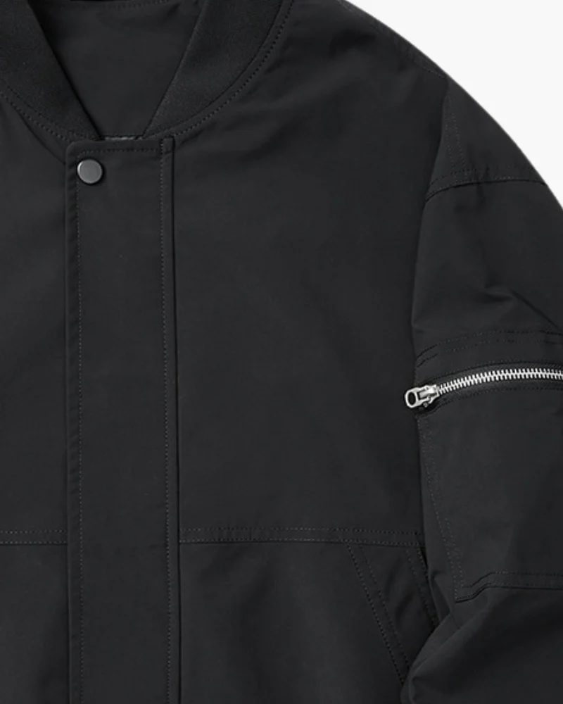 Minimalist Bomber Jacket - Image 7