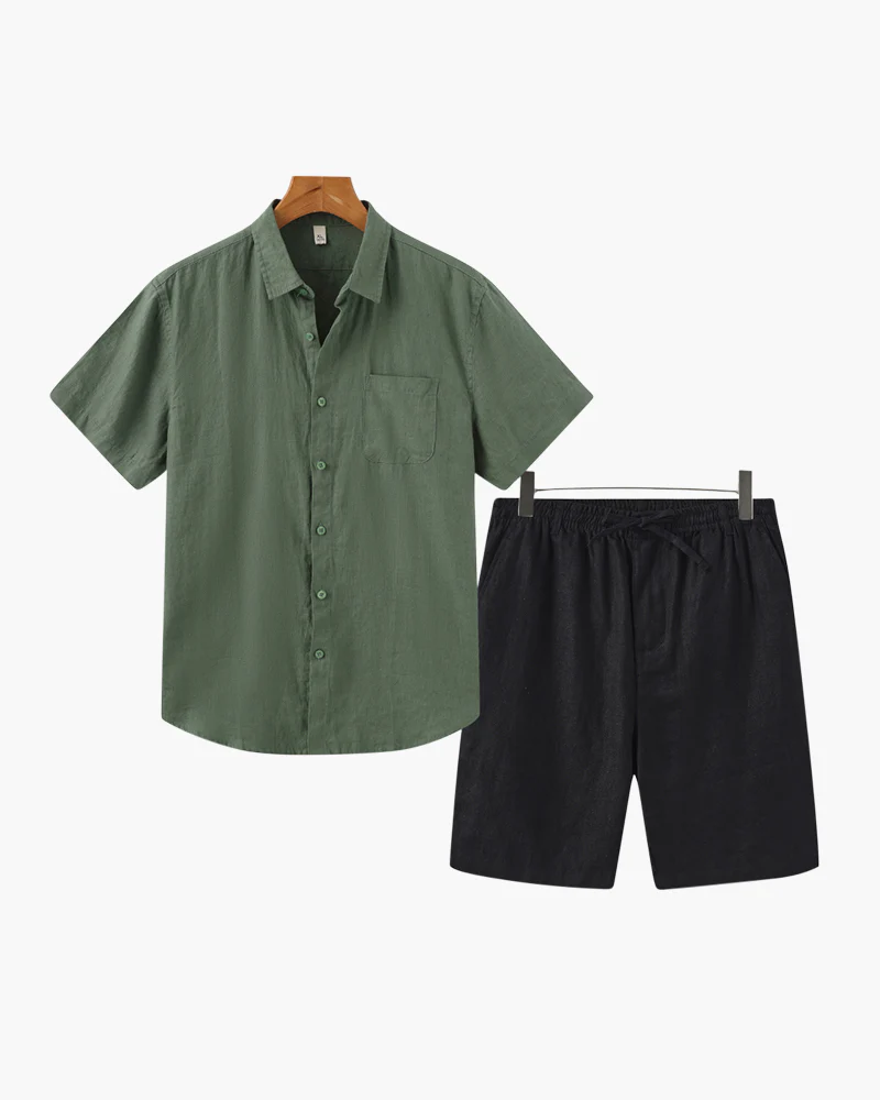 Old Money Linen Combo (Shorts) - Image 10