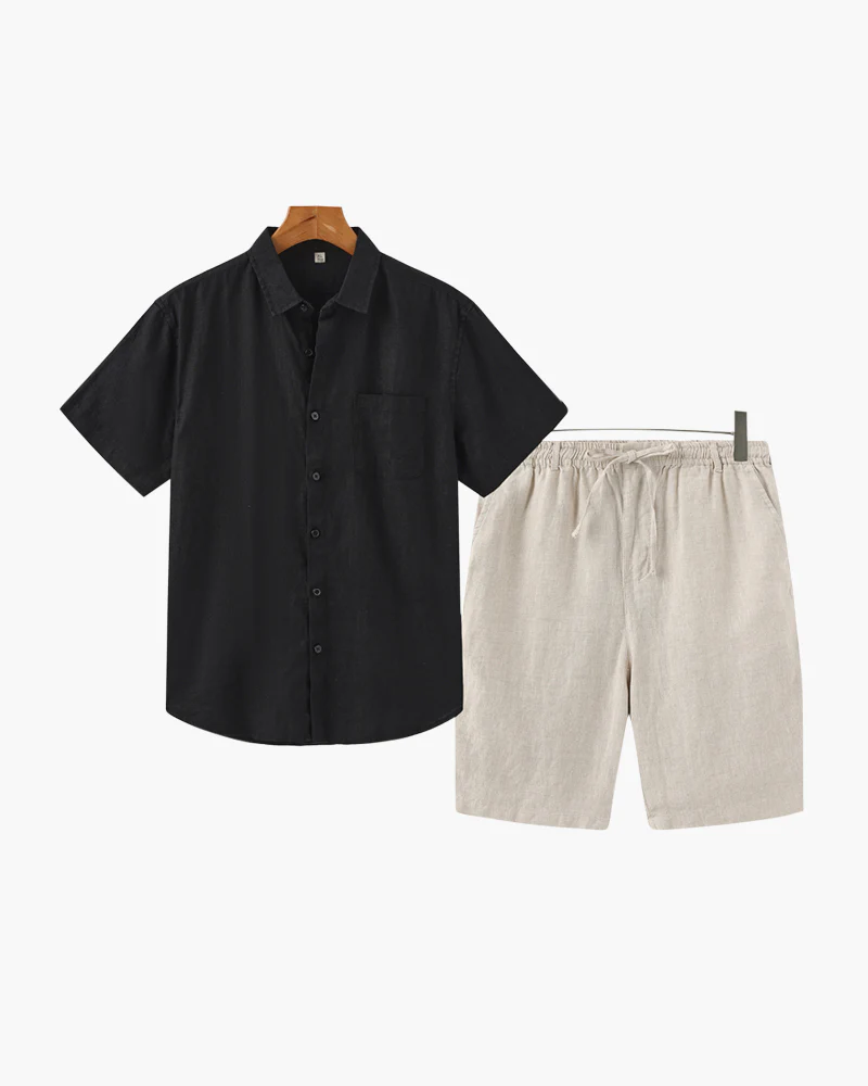 Old Money Linen Combo (Shorts) - Image 3