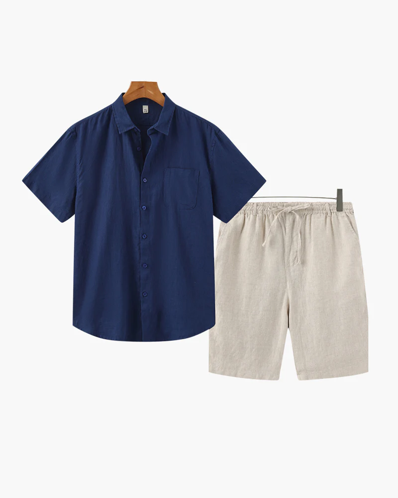 Old Money Linen Combo (Shorts) - Image 5