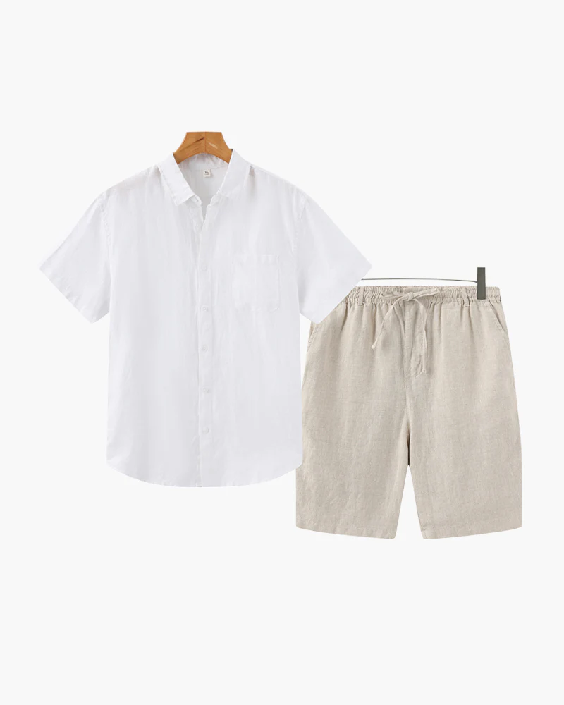 Old Money Linen Combo (Shorts) - Image 7