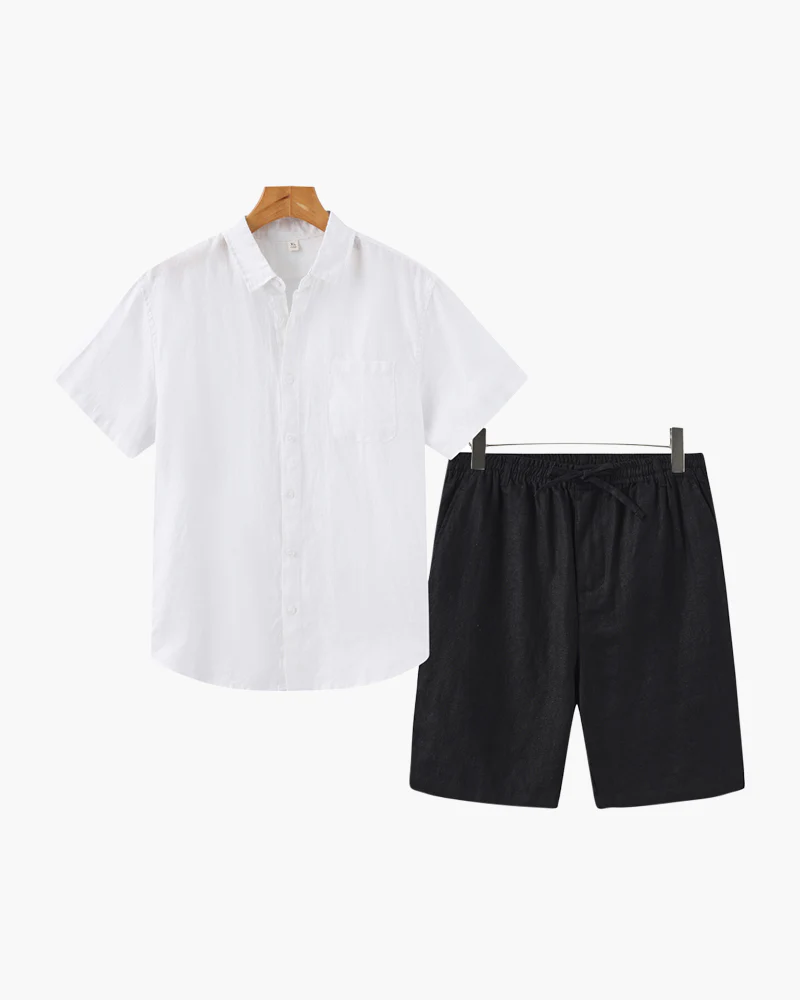 Old Money Linen Combo (Shorts) - Image 8