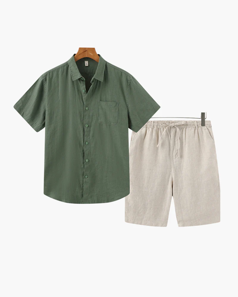 Old Money Linen Combo (Shorts) - Image 9