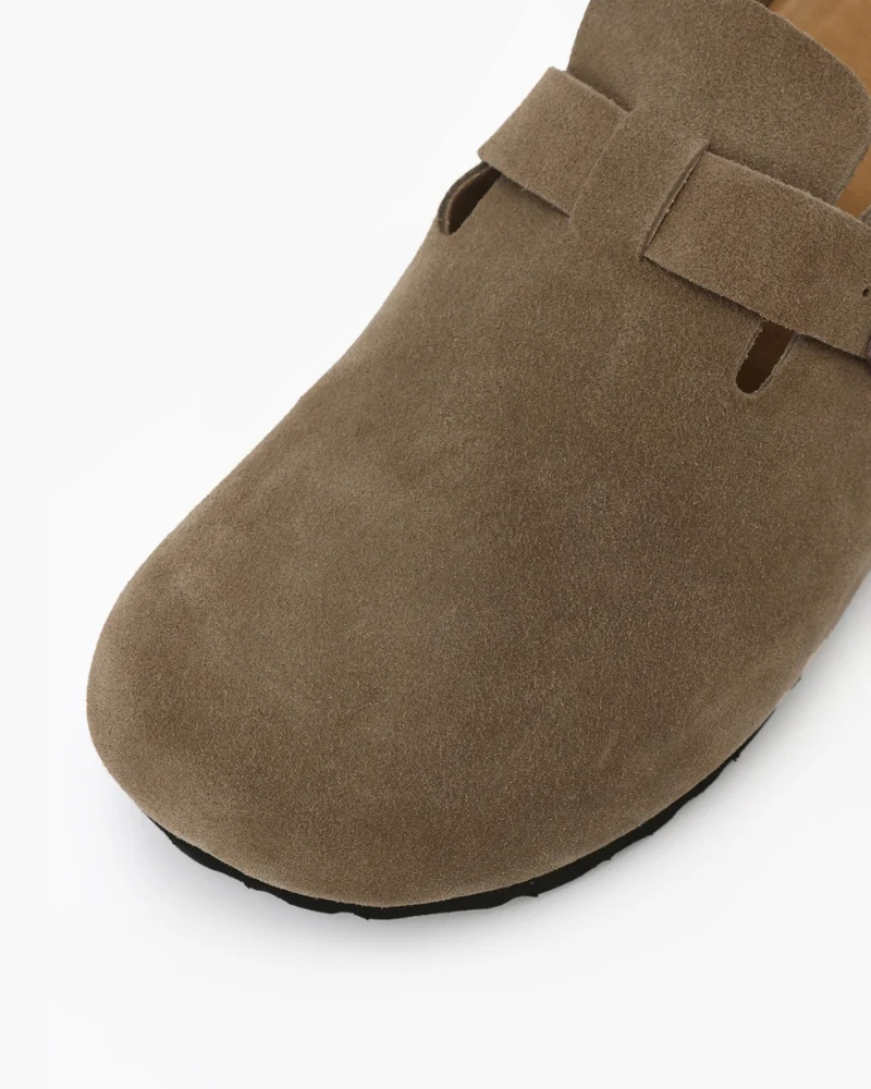 Old Money Suede Clogs - Image 16