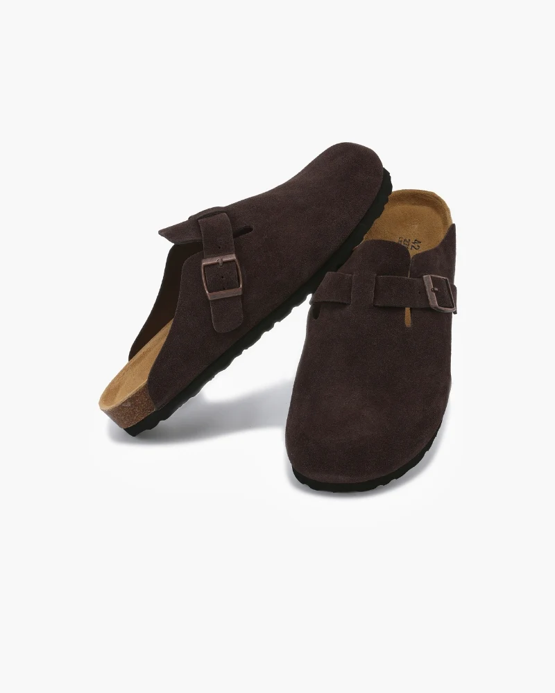 Old Money Suede Clogs - Image 9