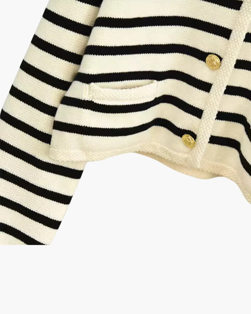 Premium Striped Wool Vest - Image 3