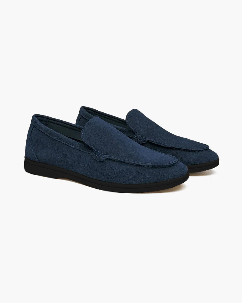 Premium Suede Loafers - Black Soles - Image 11