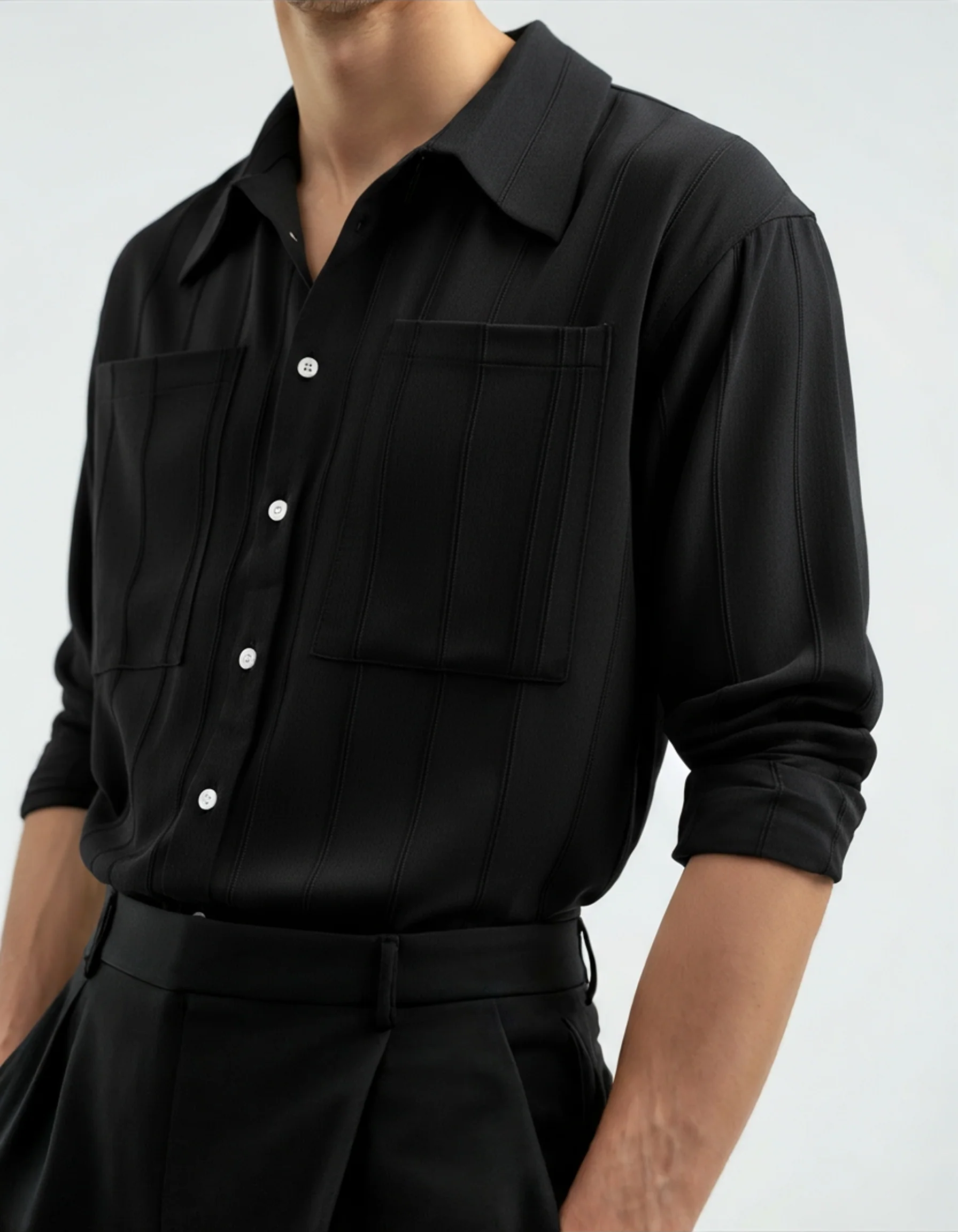 ST Tropez Ribbed Shirt - Image 12