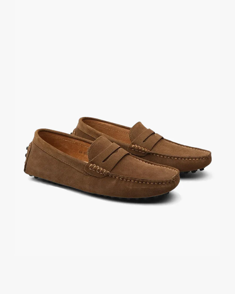 Suede Driver Loafers - Image 3