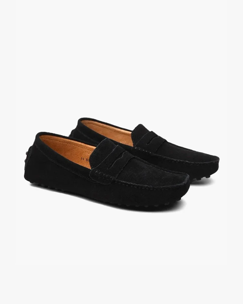 Suede Driver Loafers - Image 5