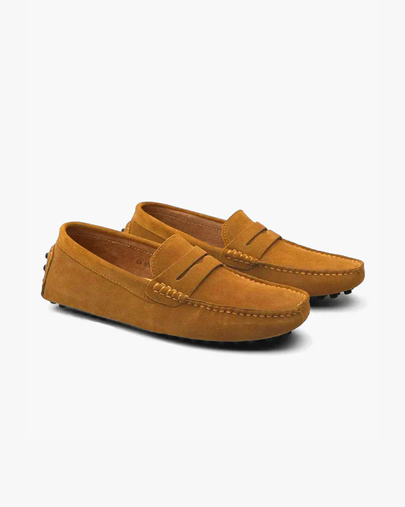 Suede Driver Loafers - Image 7