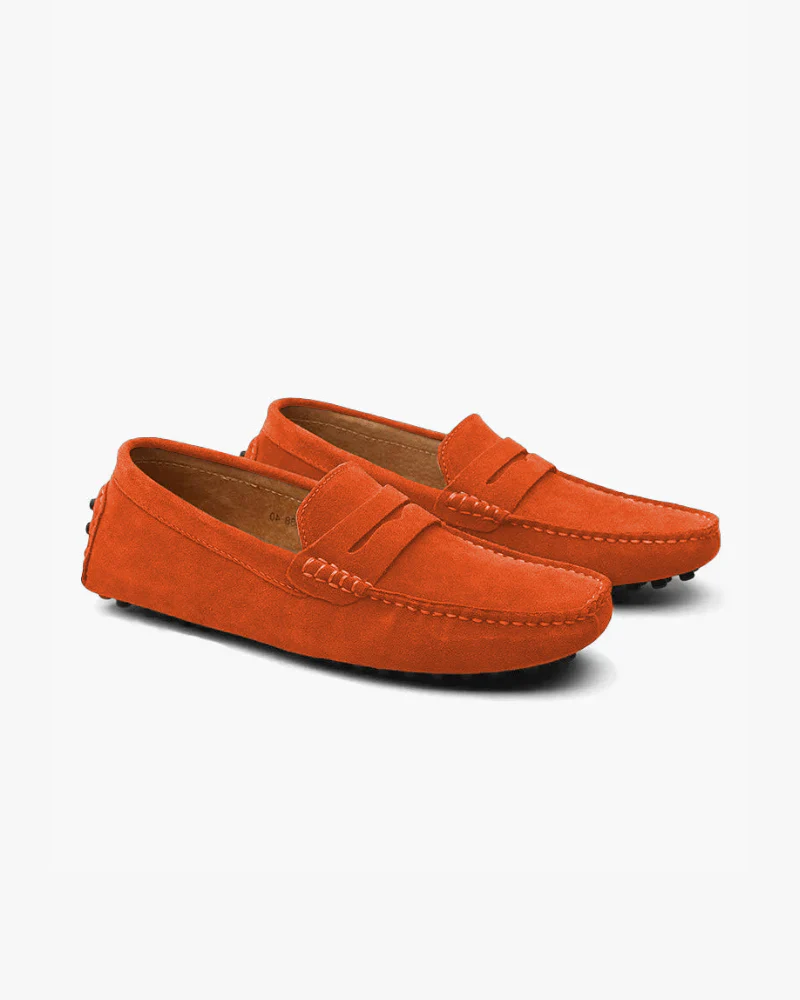 Suede Driver Loafers - Image 9